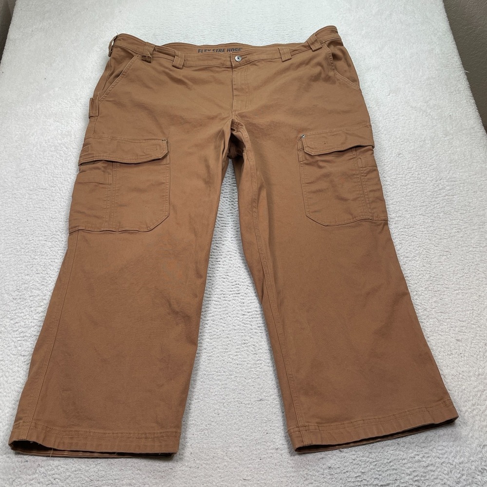 Duluth Trading Co Pants Men's Size 50X30 (Fits 50x29) Cargo Flex Fire Hose Work